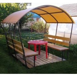 Беседка из поликарбоната